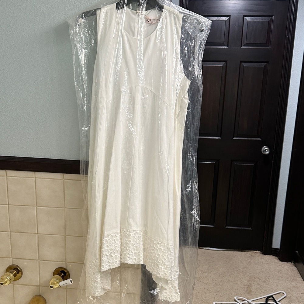 Nanette Lepore White Sleeveless Dress